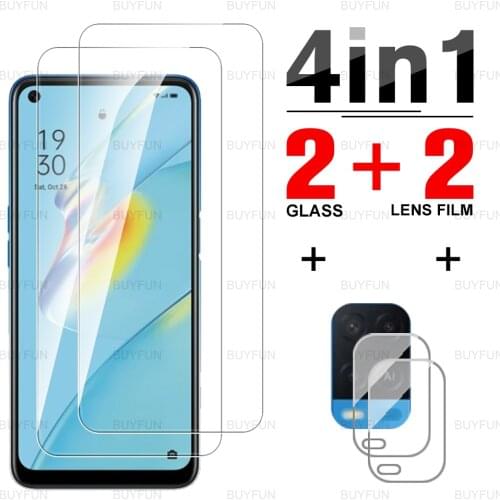 Screen Protector For Oppo A54 5G full cover front tempered glass for OppoA74 OppoA94 5G Oppo A12 A15 A91 camera safety film