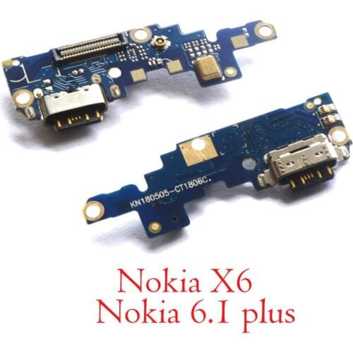 For Nokia 6.1 plus Micro USB Charger Flex Cable/ Micro USB Charging Port board for Nokia X6