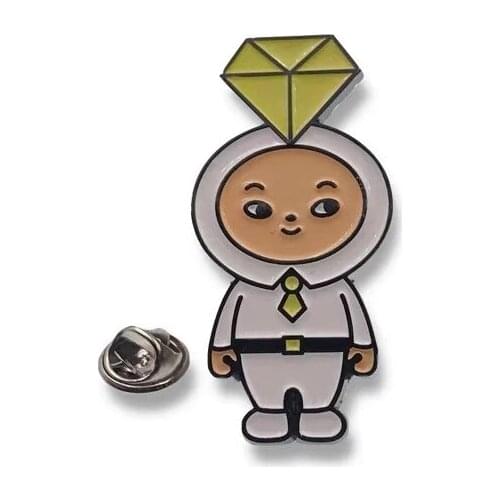 Custom Cute Soft Enamel Lapel Pins Metal Cut Badge Brooch With Butterfly Clutch For Gift Welcome DIY Your Own Pin