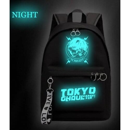 Fashion Ghoul Luminous Backpacks Boy Girl School Bags Students School Backpack Men Women back pack Teens Travel bag Mochila