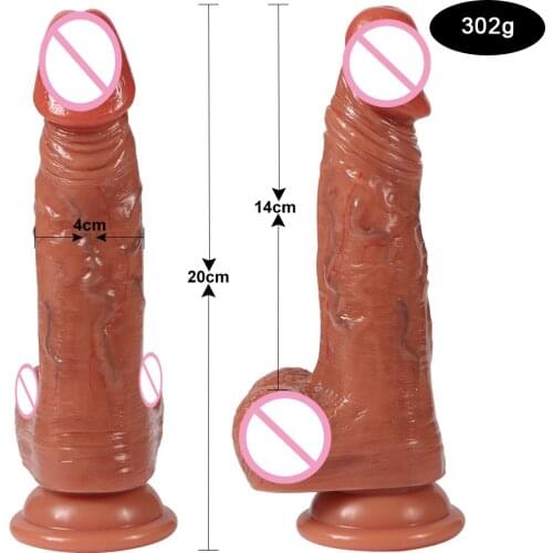 Soft Liquid Silicone Big Dildo Skin Feeling Sex Toys for Women Realistic Penis Dick Anal Vaginal Stimualtor Adults Sextoys Shop