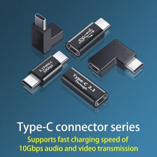 Robotsky USB C OTG Adapter Type C To Type C Adapter For Macbook Pro Huawei P40 Mini USB Adapter Type-C OTG Cable Converter