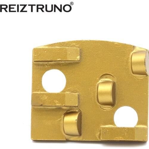 REIZTRUNO 2*1/2PCD 3 segments for Ronlon diamond tools floor polishing and grinding pads for Concrete Epoxy Removal
