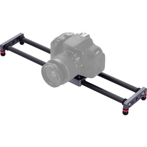 Camera Slider Carbon Fiber Dolly Video Stabilizer Rail 15.7" Photography Track Slide for Nikon Canon Sony DSLR Camera Smartphone