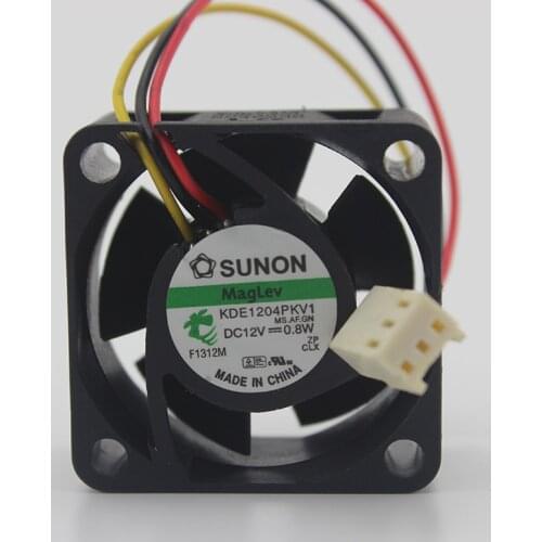 SUNON KDE1204PKV1 4020 4cm DC 12V 0.8W Ultra-quiet Switch Cooling Fan