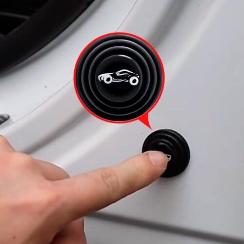 Universal Car Door Shock Stickers For Trunk Sound Insulation Pad Shockproof Thickening Cushion Shock Absorbing Gasket