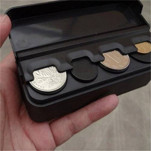High Quality Universal Car Mini Coin Holder Box Car Storage Box Organizer Interesting Car Decorations ValentineS Day Present