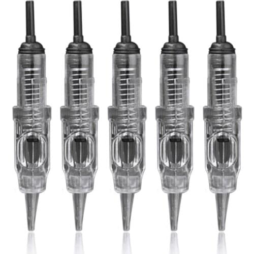 Microblading Disposable Eyebrow Tattoo Needles 1R 3R 5R 5F 7F Sterilized Microblading Permanent Makeup Cartridge Needles