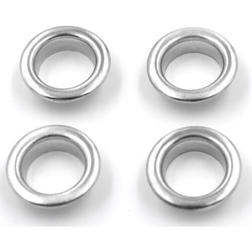 100 pieces/lot) An inner diameter of 8mm eyelets. Gas buttons. Metal pores. Hollow rivets. Shoebox pores. Wearing rope hole