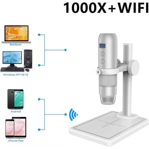 1000X Wifi Electronic Handheld Portable Digital USB Interface Electron Stereo Microscopes Bracket For Android IOS PC Soldering