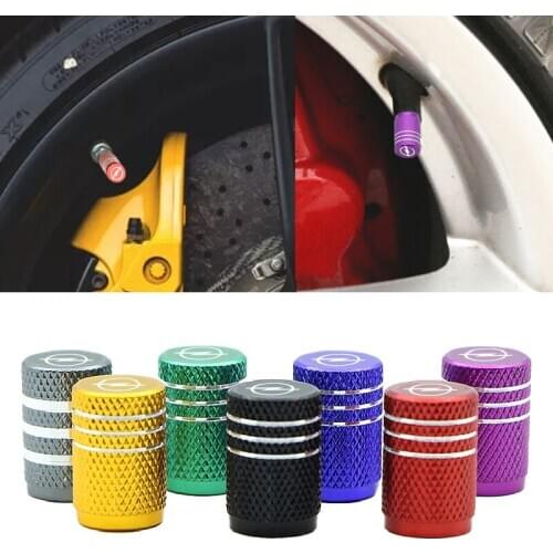 4pcs Car Wheel Tire Valves Tyre Air Caps Car Badge for Opel Astra H G J Insignia Mokka Zafira Corsa Vectra C D Car Anti-dirty