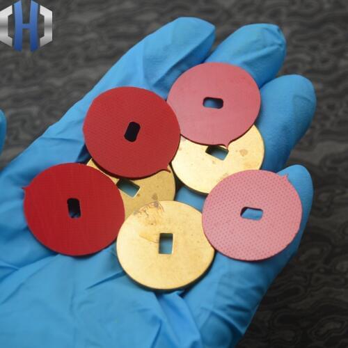 Accessories Brass Brass Hand Damascus Tea Knife Accessories DIY Separator Brass Knife