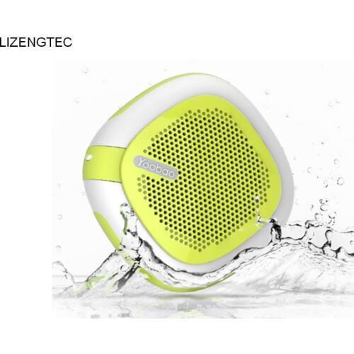 Free Shipping LIZENGTEC New Design An on-board Portable MINI Portable IPX5 Waterproof Bluetooth FM Outdoor Sport HIFI Speaker