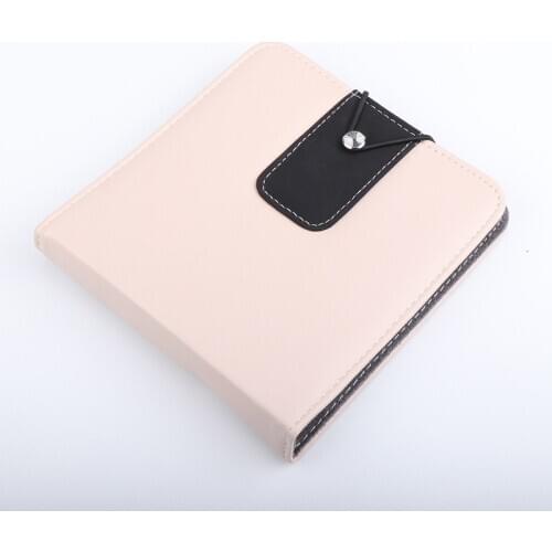 New Plaid Pattern 20 Disc DVD VCD DJ CD Bag Case Woven Fabric CD Disk Box Holder Storage Wallet for Car Home free shipping