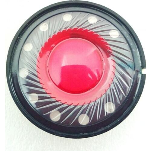 40mm speaker unit Composite film Red film 32ohms bass driver 2pcs