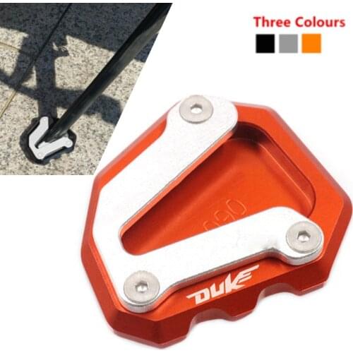For 790 DUKE DUKE790 2018 2019 2020 2021 Motorcycle CNC Kickstand Foot Side Stand Extension Pad Support Plate Bracket