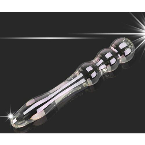 Pyrex Crystal Glass Dildos Crystal Penis Anal Toys Adult Crystal Massager Female Masturbation Sex Products Sex Toys for Women