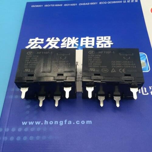 HF116F-1-012DP-1HTW 30A277VAC relays