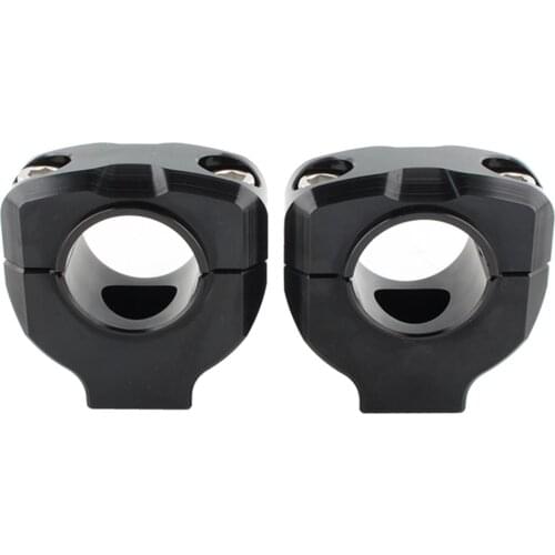 Pack of 2 1/8inch 28mm Handlebar Risers Mount Clamps for Motorcycle ATV Dirt Bike