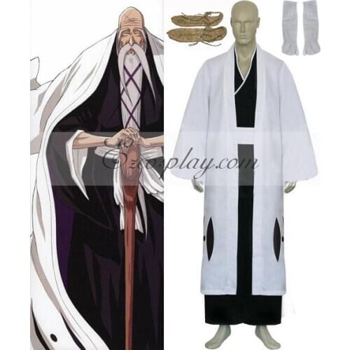 Bleach 1st Division Captain Yamamoto Genryusai Shigekuni Cosplay Costume E001