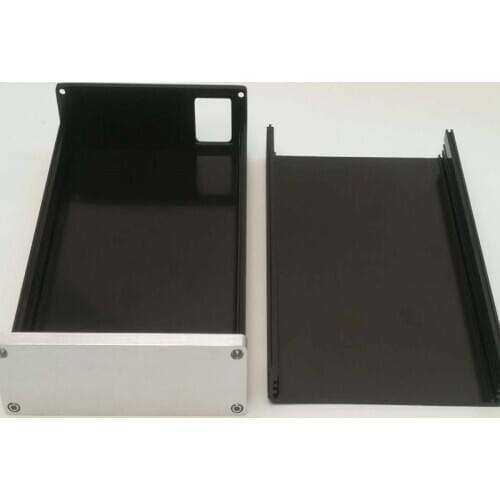 KYYSLB 115 Wide*40 High*168MM Mini All-aluminum Amplifier Chassis Shell Enclosure DIY Preamp Amplifier DAC Case Box BZ1104