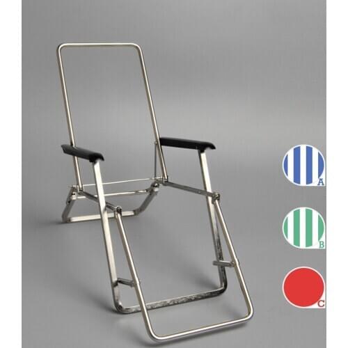 Dollhouse Miniature 1/6 Scale Folding Beach Chair Fit for ZY Toys for 12'' Action Figures Toys Dolls Acessories Doll House Decor