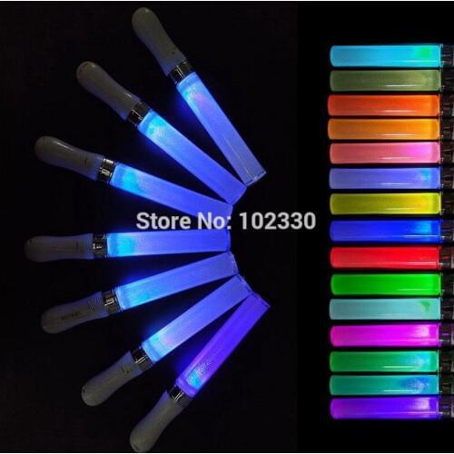 Newest Flashing LED Glow Stick 15color variable Shining Led light stick Shining infinity color for japan quality free shipping