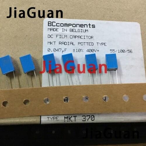 50PCS NEW PILKOR BC MKT370 0.047uf/400v P5MM blue film capacitor BELGIUM VISHAY MKT 370 473/400V 47nf 473 400V 0.047UF