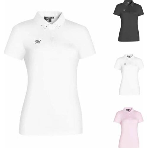 New Fashion Golf Shirt Summer Womens Golf T-Shirt New Short Sleeve Golf Shirt 3 colors Outdoor Casual Sports Shirt Free Shippin