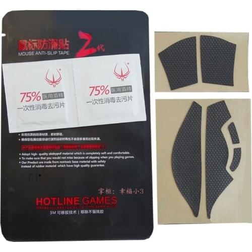 Original Hotline Games Mouse Skates Side Stickers Sweat Resistant Pads Anti-slip Tape for razer Deathadder V2 Mini Mouse