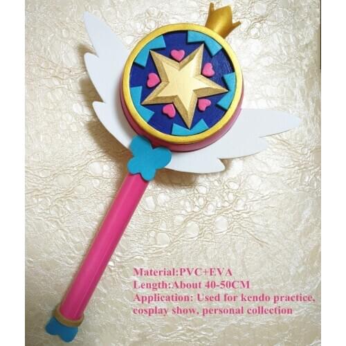 Princess Star Butterfly Wands Cosplay Props Magic Stick Wand Halloween Christmas Props Girls Gifts