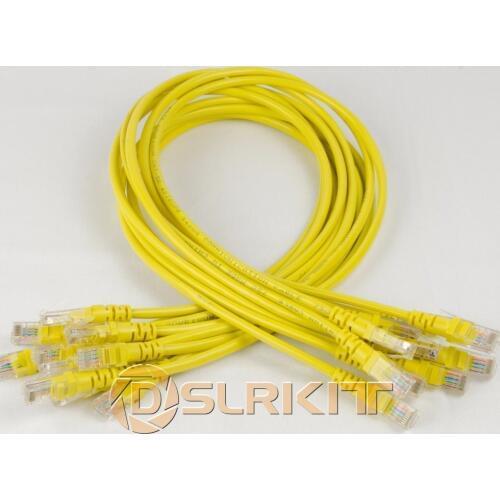 Lot 10 cables/ 27in 70CM 568B CAT5E UTP Ethernet RJ45 Patch Cable Network Cable