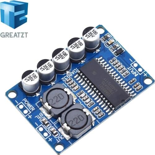 GREATZT Digital power amplifier board module 35w mono amplifier module High-power TDA8932 low power consumption