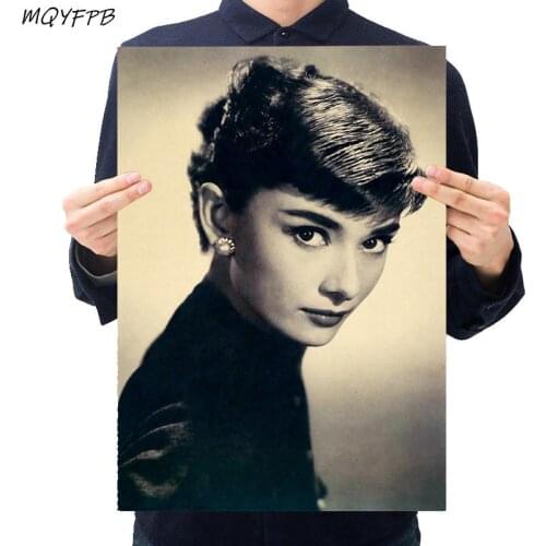 Star Kraft Paper Poster Home Room Bedroom Wall Decoration Painting Core 50.5x35cm