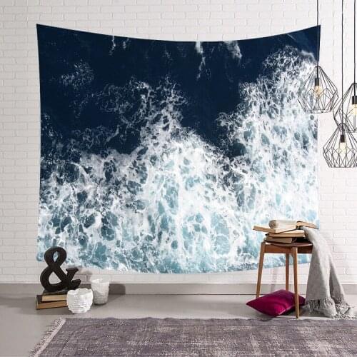 Natural Landscape Printed Tapestry Wallcovering Forest Tapestry Wall Hanging Polyester Fabric Decorative Fantasy Tapestry