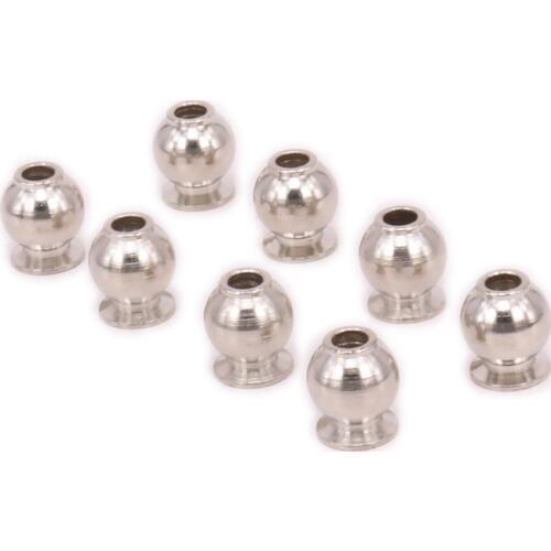 RCAWD 8PCS RCAWD 8mm Ball Head For RC Hobby Model Car 1/10 Himoto Big Foot Monster Truck E10Mtl E10Mt E10Bp Hopup Parts