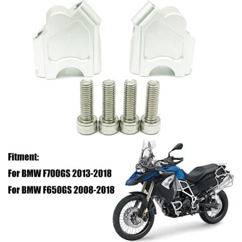 For BMW F 700GS 2013-2018 / F 650GS 2008-2018 F700GS F650GS Handlebar CNC Handle Bar Clamp Raised Extend Mount Riser Raiser