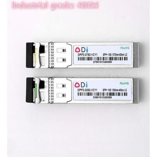 SFP 10G LC 40KM 1270nm/1330nm Industrial grade Single Fiber SFP Optical Module SFP Transceiver Industrial grade -40-85 Celsius