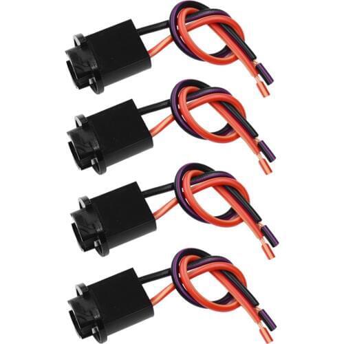 YUNPICAR T10 194 W5W 921 LED Light Bulb Socket Wire Harness Connector For Plug Parking Lights License Plate Light