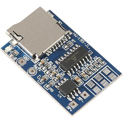 GPD2846A TF Card MP3 Decoder Board 2W Amplifier Module 3.7V/5V For Arduino GM Power Supply Module Support MP3 FM Radio