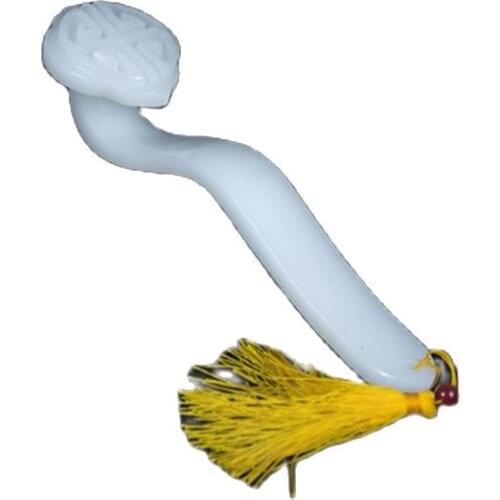 Natural white jade Ruyi jade carving Feng Shui decoration