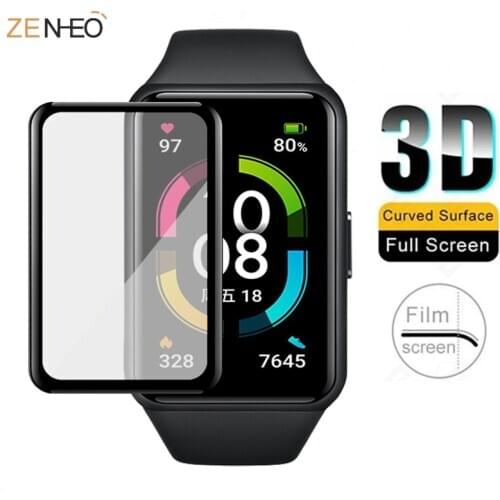 3D Screen Protector film For huawei honor band 6 Protective Film For Honor band6 band 6 Smart band Accessories (not Glass)