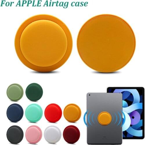 Repeatable Pasting For AirTags Locator Anti-lost Tracker Protective Cases Liquid Silicone Protective Sleeve For Apple AirTag