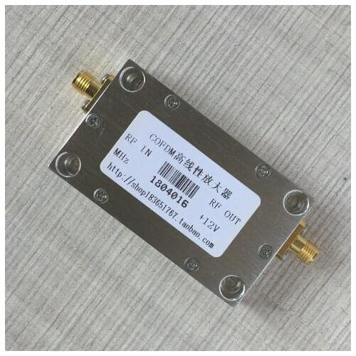 NEW 1PC UAV COFDM digital transmission DVB-T linear power amplifier 0.5W power amplifier 303-550MHz