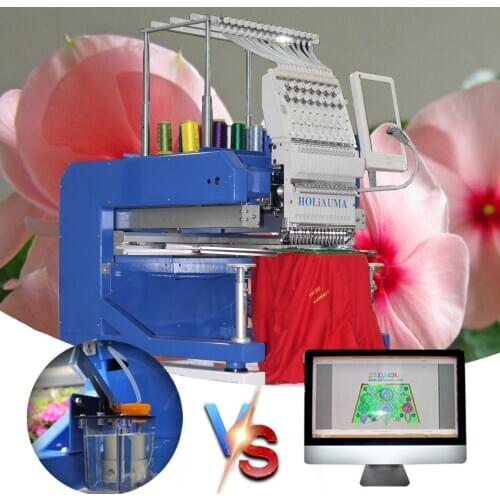 3 years warranty !! Best 1 head 15 needle 3D cap embroidery machine like Tajima