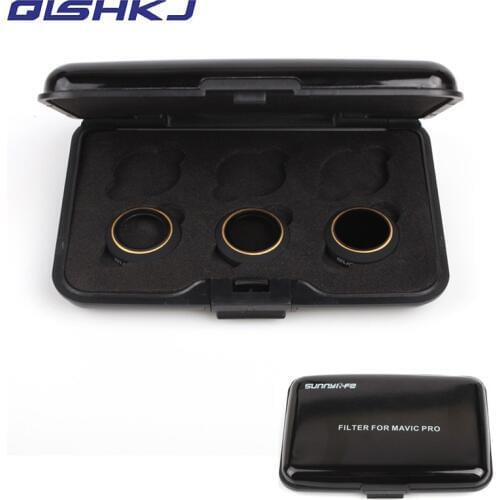 3Pcs ND8 + CPL Circular Polarizer + MCUV UV Camera Lens Filter Kit/Set for DJI MAVIC PRO (Won't Affect Gimbal Calibration)
