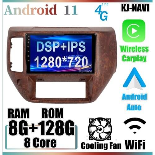 6+128GB IPS Android 11.0 For Nissan Patrol V 5 Y61 2004 - 2021 Car Player Radio Navigation Multimedia Video GPS 4G Lte
