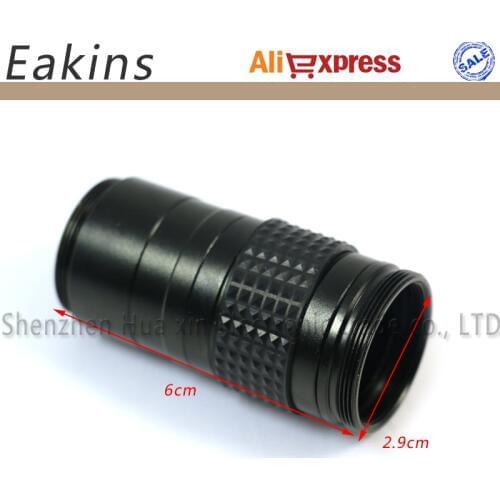 Free Shipping Mini Microscope C-mount Lens Adjustable Zoom Eyepiece Magnifier 1~100X Industry Microscope Camera Use