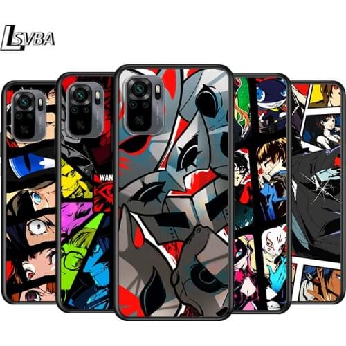 Hot Anime Persona 5 Game For Xiaomi Redmi Note 10S 10 9T 9S 9 8T 8 7S 7 6 5A 5 Pro Max Phone Case