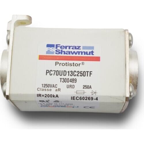 Ferraz Shawmut Fuse PC70UD13C250TF 250A 1250V for Cable and Wire Protection